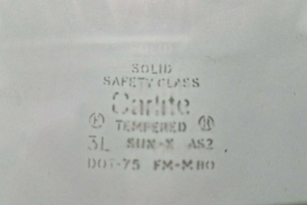 1971-1972 Galaxie 500, Custom 500 & LTD 2 DR Hardtop Back Glass, Carlite, NOS