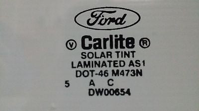 1964-1968 Ford Mustang, 67-68 Cougar Windshield, Genuine Carlite