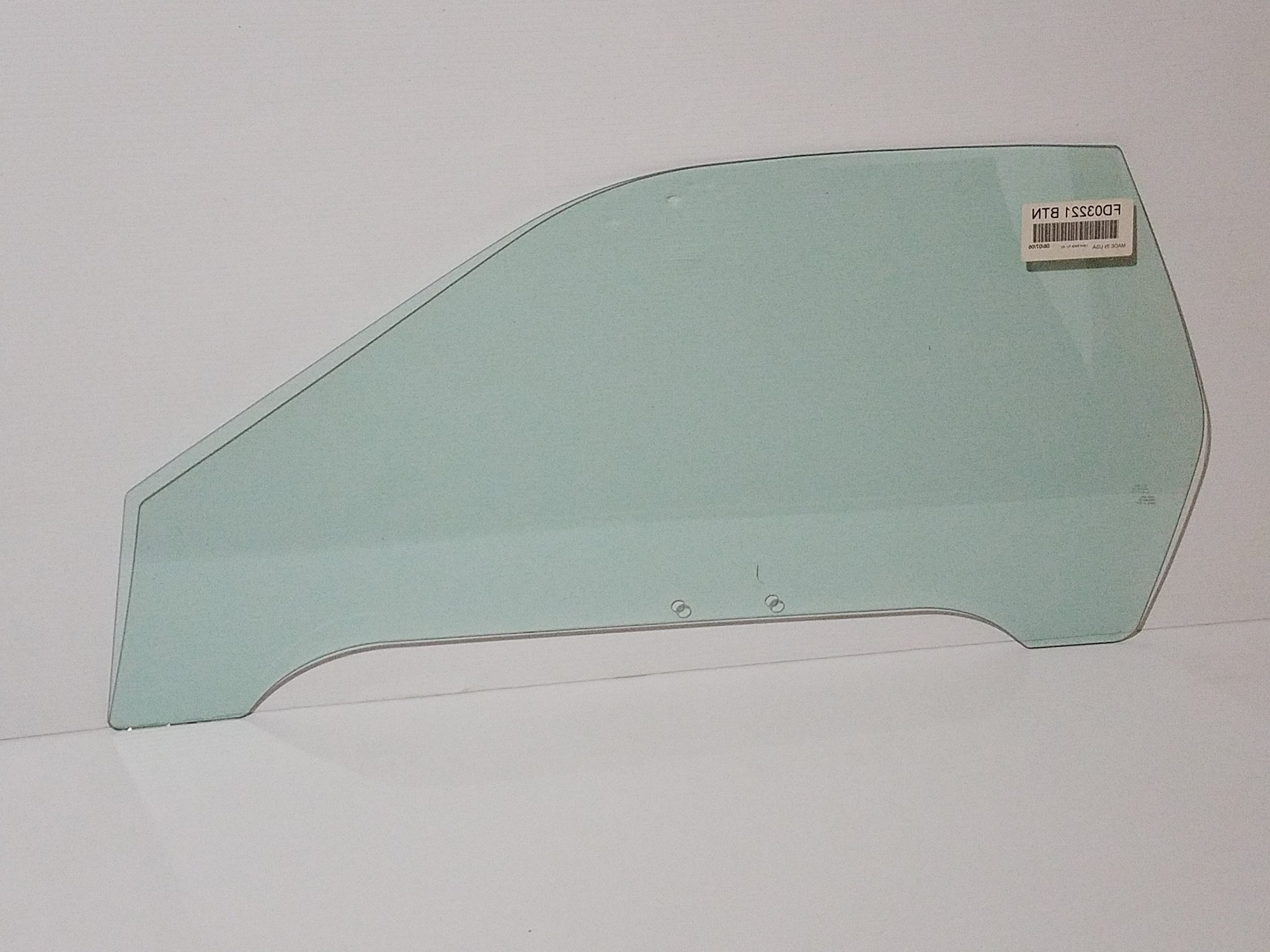 1986-1991 Mazda RX7 Coupe Driver's Door Glass, Blue Tint