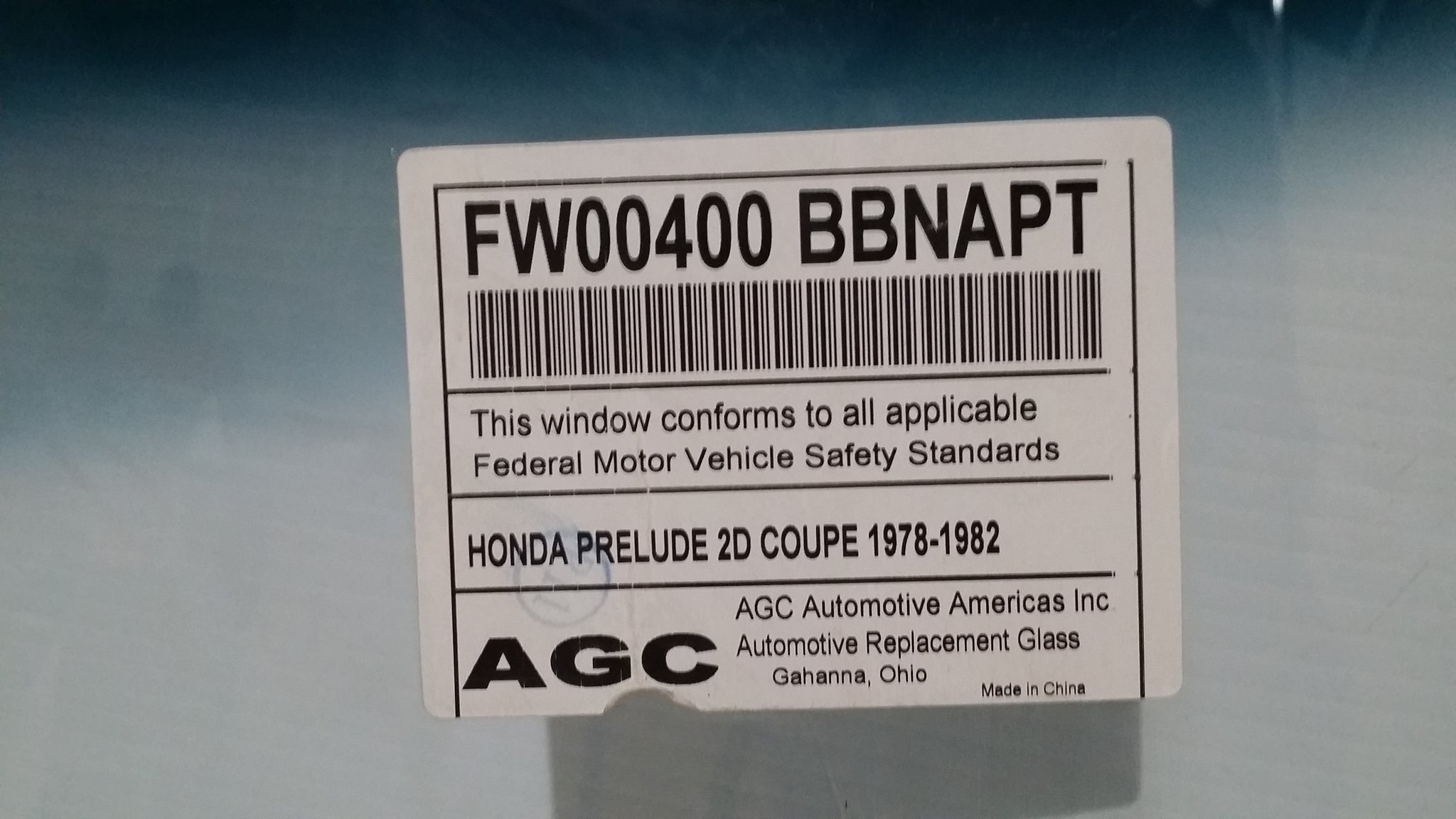 1979-1982 Honda Prelude Windshield, OEM – Kool Katz Auto Glass